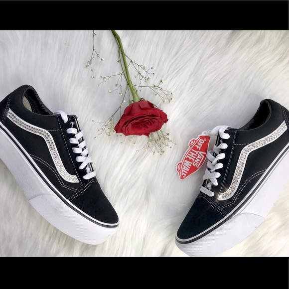 Swarovski crystal style platform vans - Picture 2 of 2